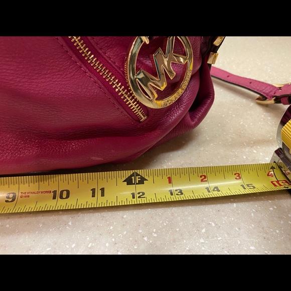 MICHAEL KORS BEAUTIFUL PINK LEATHER PURSE - Picture 9 of 13